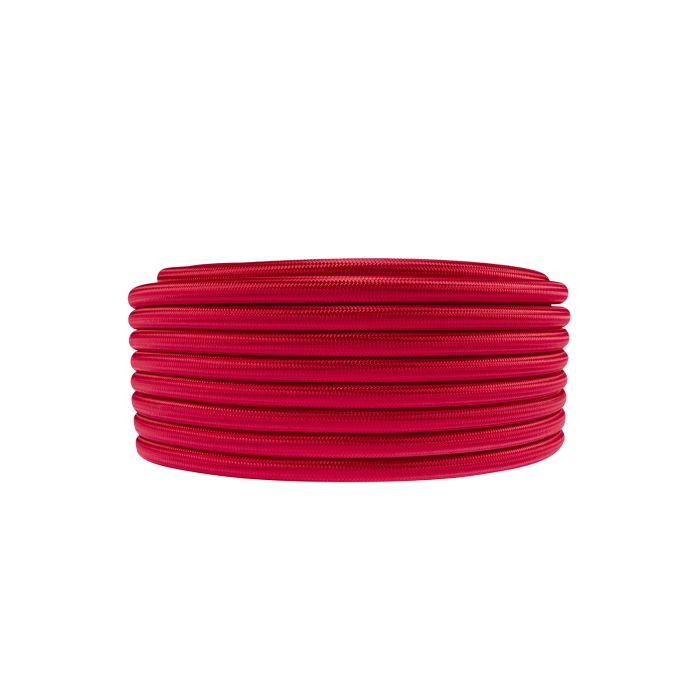 RED AN10 STEEL BRAIDED RUBBER HOSES