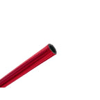 AN8 red steel-braided rubber hoses