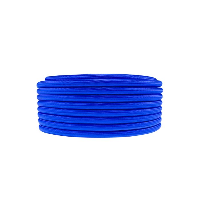Blue AN6 Steel Braided Rubber Hoses