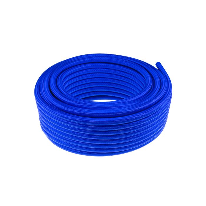 Blue AN6 Steel Braided Rubber Hoses
