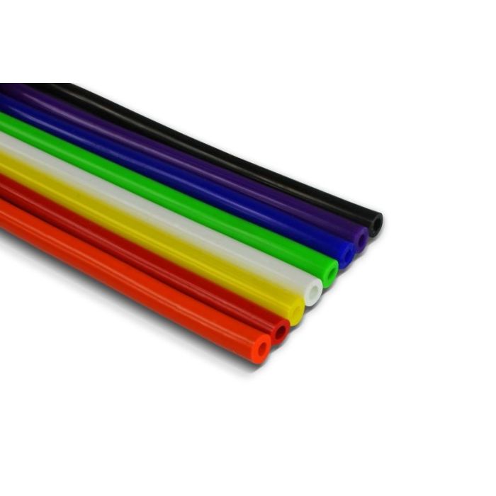 4 mm vacuum hose, black.