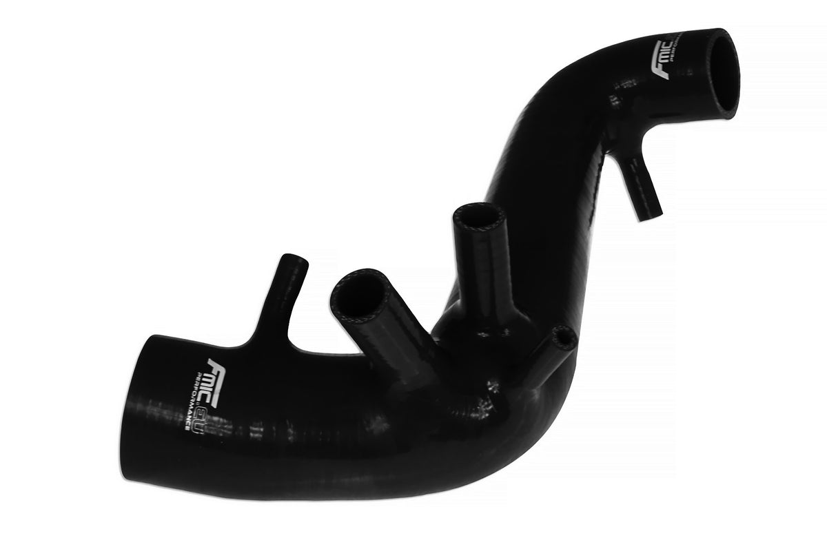 Tubo de entrada de turbo (TIP) de silicona FMIC.EU para VW Polo 1.8T GTI 9N Seat Ibiza FR MK4 Cupra - Negro