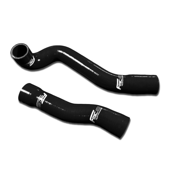 FMIC.EU Silicone Radiator Coolant Hose Kit for BMW E46 320 323 325 328 330 M52 M54 - Black