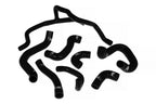 Kit de manguitos de silicona para radiador y refrigerante FMIC.EU para BMW E30 M20 320 325 - Negro