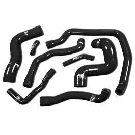 Silicone Radiator Coolant Hose Kit FMIC.EU for BMW E34 M50 525 528 M30 530 - Black