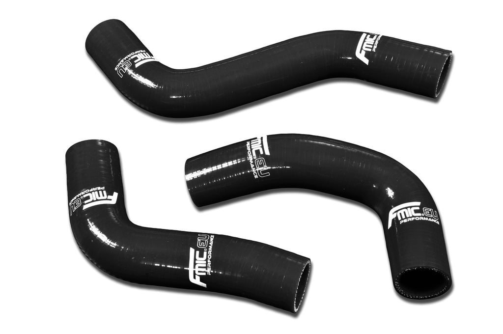 Kit de manguitos de silicona para radiador FMIC.EU para Mazda MX5 MX-5 Miata Roadster NA6CE B6ZE 1.6 - Negro