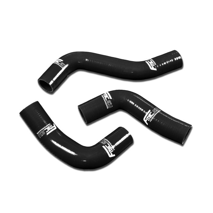 FMIC.EU Silicone Radiator Coolant Hoses Kit for Mazda MX5 MX-5 Miata Roadster NA6CE B6ZE 1.6 - Black