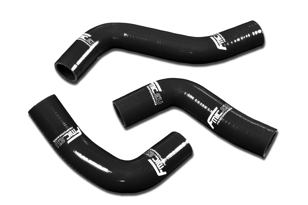 Kit de manguitos de silicona para radiador FMIC.EU para Mazda MX5 MX-5 Miata Roadster NA6CE B6ZE 1.6 - Negro