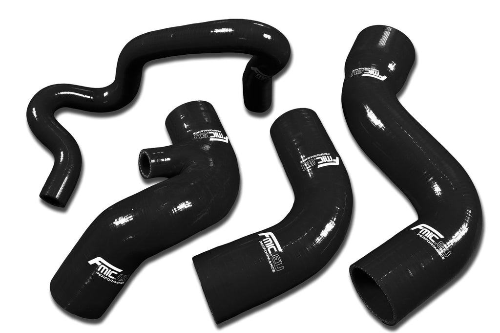 Kit de manguitos de silicona para intercooler del turbo FMIC.EU para Audi A4 VW Passat B5 B5FL 1.8T 94-05 BK - Negro