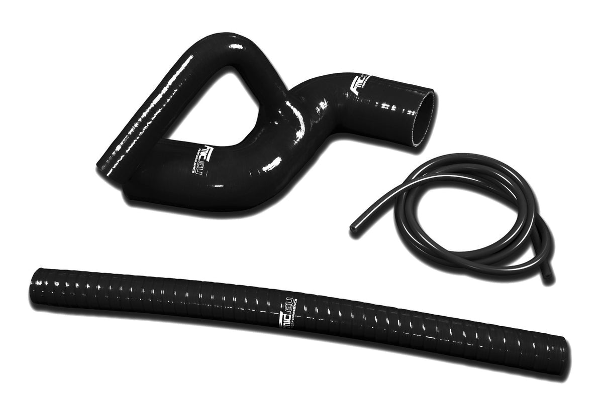 Kit de manguitos de silicona coldside y dump valve FMIC.EU para Audi S3 8L 1.8T - Negro