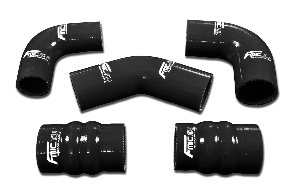 Kit de manguitos de silicona de admisión FMIC.EU para Ford Focus 1.8 TDDi MK1 - Negro