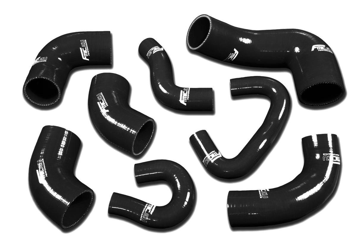 Kit de manguitos de admisión de silicona FMIC.EU para Mitsubishi Lancer Evo 7 8 9 CT9A - Negro