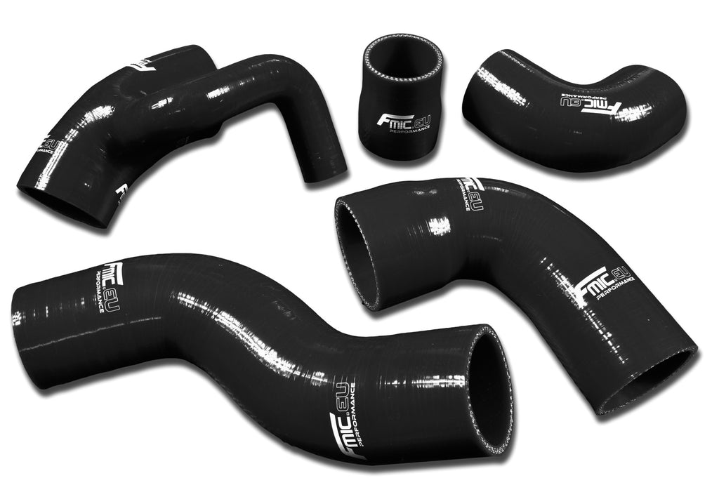 Kit de manguitos de silicona de admisión de aire FMIC.EU para Volvo 850 T-5 T-5R 1993-1997 S70 V70 T5 2.3L - Negro