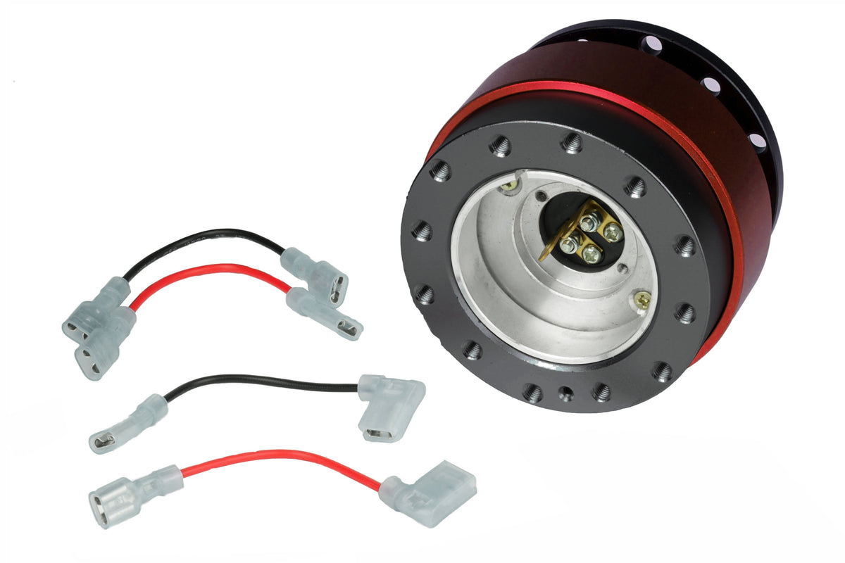 Buje de desmontaje rápido de volante JRspec rojo