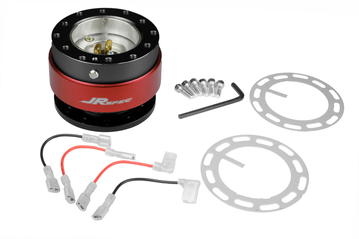 Buje de desmontaje rápido de volante JRspec rojo