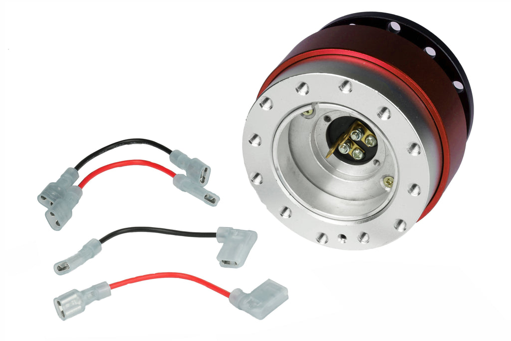 Buje de desmontaje rápido de volante JRspec rojo