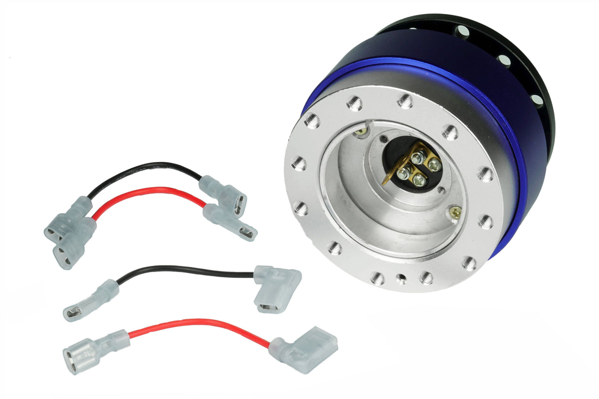 Buje de desmontaje rápido de volante JRspec azul