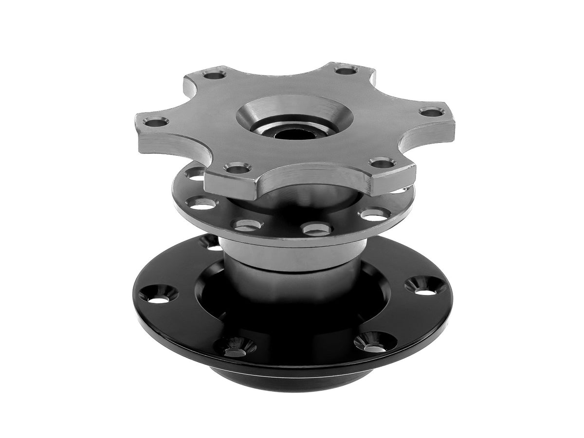 Buje de desmontaje rápido de volante JRspec plateado