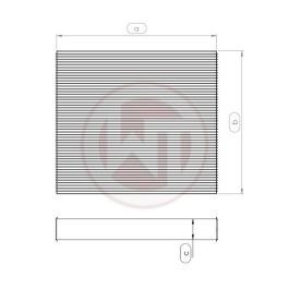 Radiator core Wagner Tuning 240x251x52