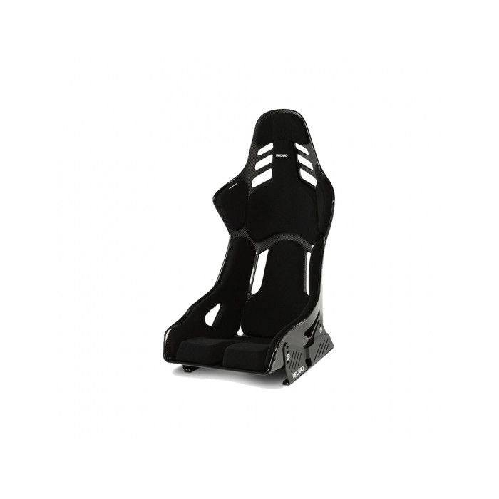 Recaro Podium CF seat size L with integrated airbag, right, black.