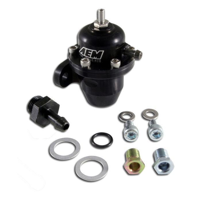 Regulador de presión de combustible AEM 1000HP Negro AEM 25-300BK