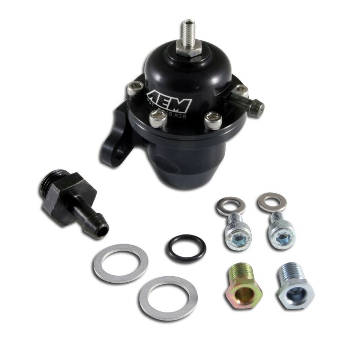 AEM 1000HP Black AEM 25-301BK Fuel Pressure Regulator