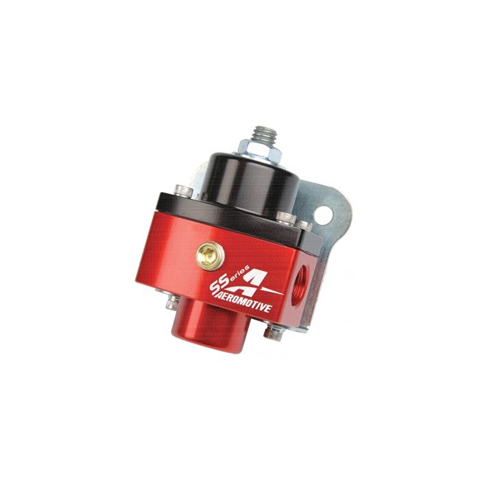 Regulador de presión de combustible Aeromotive para carburador, 2 puertos AN-6 ARE 13201