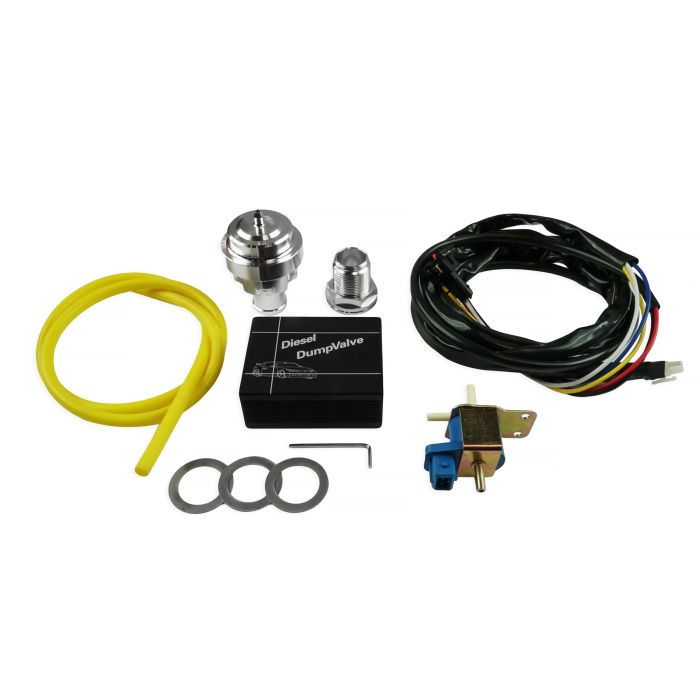 Adjustable blow-off valve for turbodiesel engines