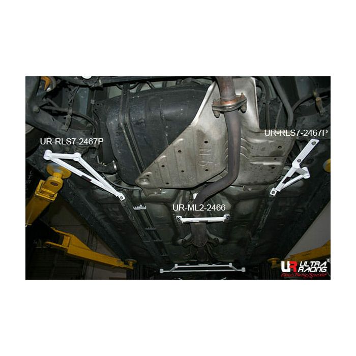 Ultra Racing Rear Lower Bar (2467P) for Scion TC (AT10) 2.4 2WD 05-10