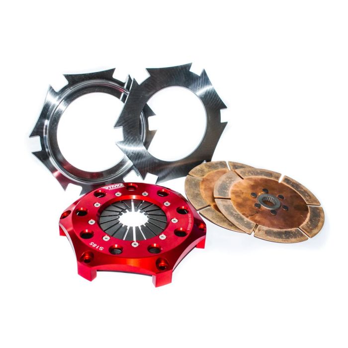 Kit de embrague universal de doble disco RTMG Performance de 185 mm, etapa 1, 600 Nm