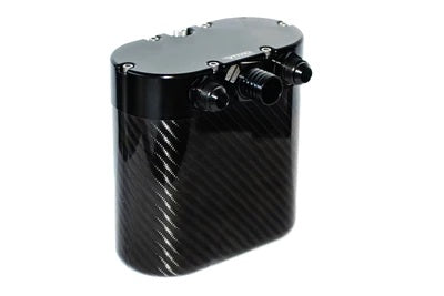 Catch tank de aceite universal de fibra de carbono con filtro de vapores RTMG Performance