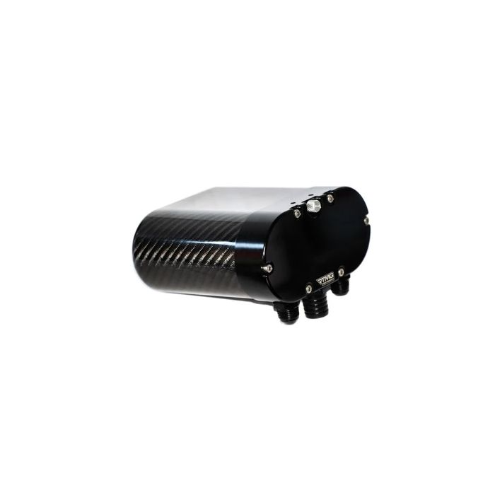 RTMG Performance Red Carbon Fiber Universal Oil Catch Can with Breather Filter
