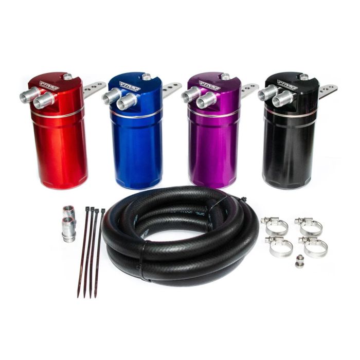 Kit de depósito de recuperación de aceite universal RTMG Performance, grande, negro.