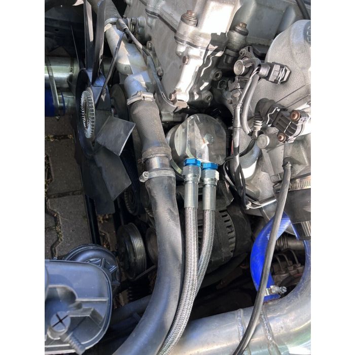 BMW E30 E36 M42B18 1.8 es M42 TAPA DEL ENFRIADOR DE ACEITE ADAPTADOR DE ENFRIADOR DE ACEITE EXTERNO