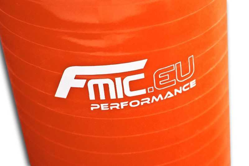 Codo reductor de silicona 23° 41/51 mm naranja