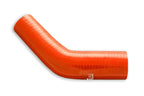 Codo reductor de silicona 45° 28/32 mm naranja