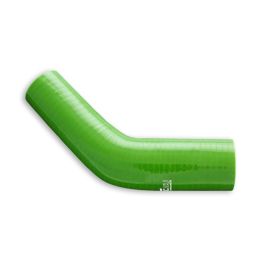 Silicone reducer elbow 45' 45/60mm Green