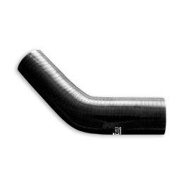 Silicone Reducer elbow 45' 60/80mm Black