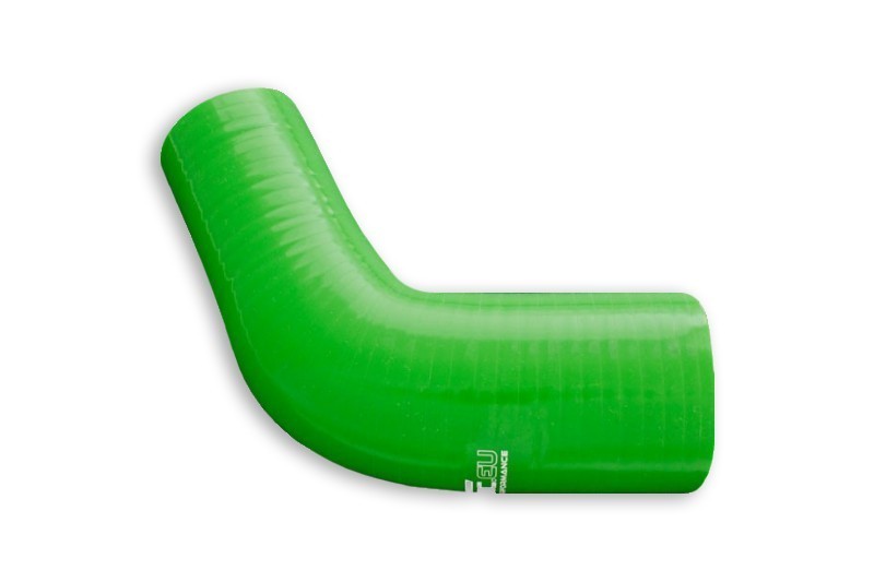 Codo reductor de silicona 67° 16/25 mm verde