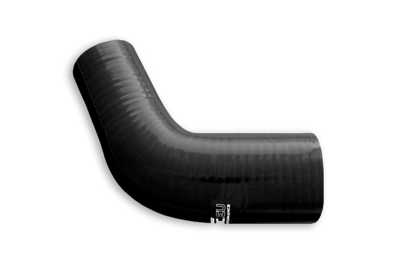 Codo reductor de silicona 67' 57/60 mm negro