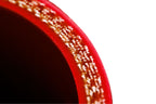 Codo reductor de silicona 67° 60/80 mm rojo