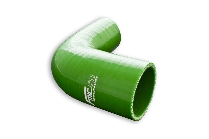 Codo reductor de silicona 90° 25/30 mm verde