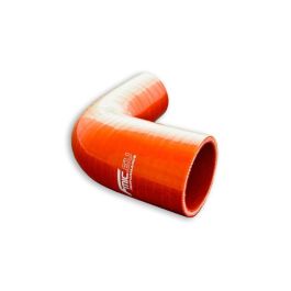 Silicone reducer elbow 90' 38/60mm Orange