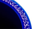 Codo reductor de silicona 90° 45/54 mm azul