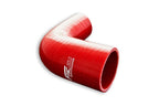 Codo reductor de silicona 90' 48/51 mm rojo