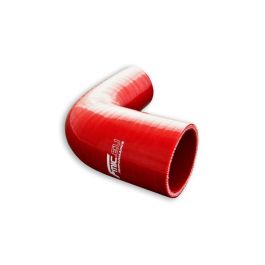 Silicone Reducer elbow 90' 51/76mm Red