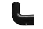 Codo reductor de silicona 90° 76/95 mm negro