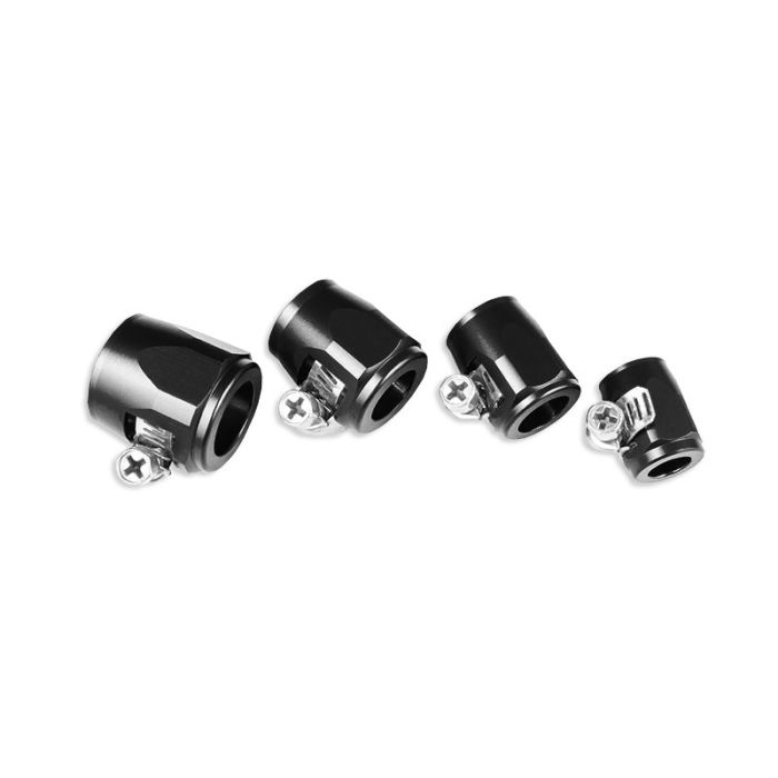 AN -6 AN6 15mm Jumbo Twist Type Rubber Hose End Clamp Black.