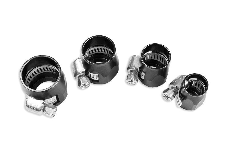 Abrazadera de remate retorcida para manguera de goma AN -8 AN8 18 mm negra