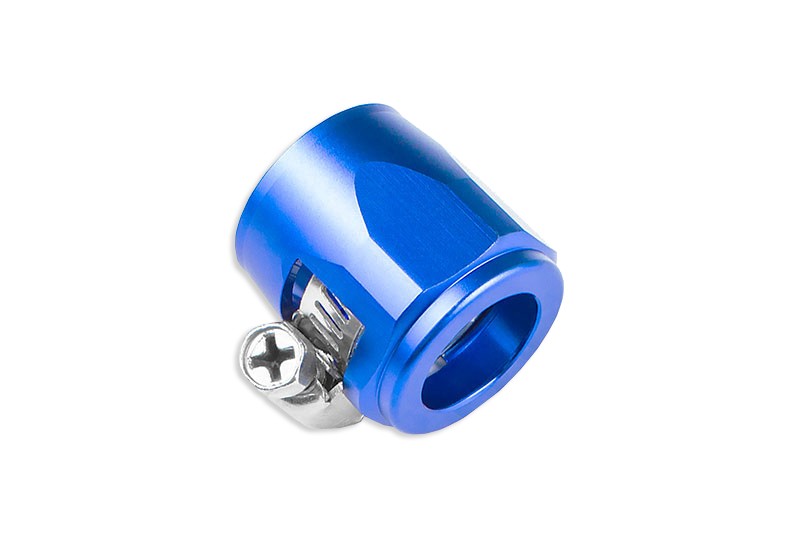 Abrazadera de remate retorcida para manguera de goma AN -8 AN8 18 mm azul